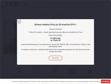 Tablet Screenshot of proca.com.pl