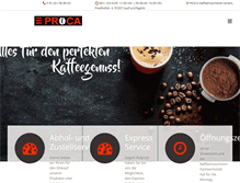 Tablet Screenshot of proca.de